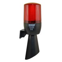 Wielofunkcyjna lampa czerwona fi 70 z buzerem, 12-24V AC/DC | T0-IT070R024Z Promet