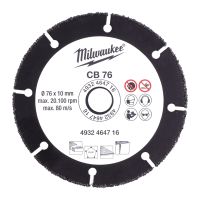 Tarcza tnąca uniwersalna z nasypem z węglika 76 mm | 4932464716 Milwaukee