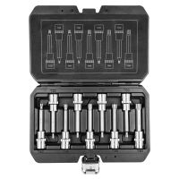 Końcówki Torx na nasadce 100mm (zestaw 9 szt.) | 08-708 NEO TOOLS