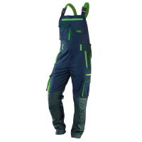 Ogrodniczki robocze PREMIUM, 62% bawełna, 35% poliester, 3% elastan, rozmiar XL | 81-246-XL NEO TOOLS