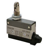 Wyłącznik krańcowy, z rolką 1xCO, 2A/230V AC-15, 0,3A/250V DC-13, 90°, IP40(1szt) | LS7312 Tracon