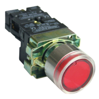 Przycisk podświetlany, czerwony, 1×NC, 3A/400V AC, 230V, IP42(1szt) | NYGBW33P Tracon