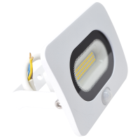 Reflektor SMD LED z czujnikiem ruchu,biały 20W,4000K,IP65,220-240V AC,1600lm,110°,3-10m,EEI=G(1szt) | RSMDLFM20 Tracon