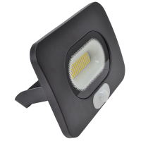Reflektor SMD LED,czarny,z czujnikiem ruchu 30W,4000K,IP65,220-240V AC,2700lm,110°,3-10m,EEI=F(1szt) | RSMDLM30 Tracon