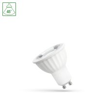Lampa LED GU10 230V 6W SMD 45ST  CW  z soczewką Spectrum | WOJ+14094 Wojnarowscy
