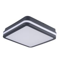 Oprawa plafon LED BENO N 18W NW-L-GR 1400lm 4000K IP54 kwadrat grafit | 33349 Kanlux