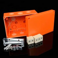 Puszka przeciwpożarowa n/t  KSK 185 PO16 E90, 177x126x69mm, listwa 5P IP66 pomarańczowa (1/22szt) | KSK 175_PO16 Kopos