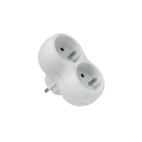 Rozgałęźnik podwójny 2x2P+Z 16A 250V | R-20CA Elgotech