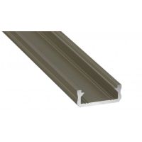 Profil LUMINES Typ D inox anodowany 2,02 m | 10-0043-20 LED Labs