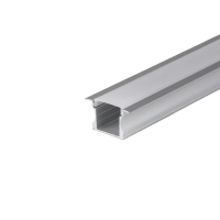 Profil do LED zestaw, ALU anodowany wpuszczany V-TAC 2mb klosz mleczny 23x15,5mm VT-8107 | 3800157636797 LED EUROPE