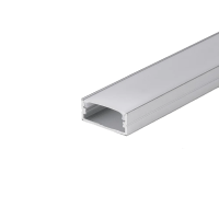 Profil do LED zestaw, ALU anodowany na dwie taśmy 215mm V-TAC 2mb klosz mleczny 23,5x10mm VT-8108 | 3800157636803 LED EUROPE
