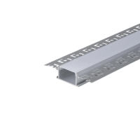 Profil do LED zestaw, ALU anodowany do gipsowania na dwie taśmy V-TAC 2mb klosz mleczny 28,5x14mm VT | 3800157636995 LED EUROPE