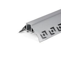 Profil do LED zestaw, ALU anodowany do gipsowania narożny zewnętrzny V-TAC 2mb klosz mleczny 13,1x12 | 3800157637015 LED EUROPE