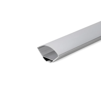 Profil do LED zestaw, ALU anodowany kątowy na dwie taśmy V-TAC 2mb klosz mleczny 30x30mm VT-8105 | 3800157637039 LED EUROPE