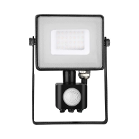 Naświetlacz LED V-TAC 30W SAMSUNG CHIP czujnik ruchu funkcja cut-OFF czarny VT-30-S-B 3000K 2400lm 5 | 3800157631167 LED EUROPE