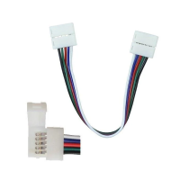Konektor złączka taśm LED V-TAC taśma-przewód-taśma do taśm LED 5050 10mm RGBW V-TAC | 3800157644655 LED EUROPE