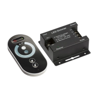 Sterownik ściemniacz taśm LED jednokolorowy z pilotem dotykowym V-TAC 18A 12V/216W 24V/432W VT-5115 | 3800157649445 LED EUROPE