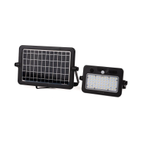 Naświetlacz LED solarny V-TAC 10W USB czarny IP65 VT-788-10 4000K 1100lm | 3800157652629 LED EUROPE