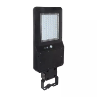 Naświetlacz oprawa uliczna solarna V-TAC 40W LED czarna IP65 150Lm/W VT-ST42 4000K 6000lm 3 lata gwa | 3800157658140 LED EUROPE