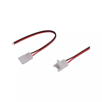 Konektor złączka taśm LED V-TAC z przewodami do taśm i pasków LED gęste i zwykłe 10mm | 3800157660280 LED EUROPE