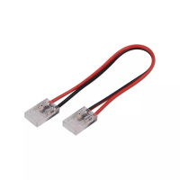 Konektor złączka taśm LED V-TAC przeźroczysta taśma-przewód-taśma gęste/zwykłe/COB 8mm | 3800157660327 LED EUROPE