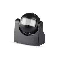 Czujnik ruchu 180st podczerwień czarny V-TAC VT-8003 | 3800157606875 LED EUROPE