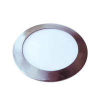 Panel LED slim V-TAC 24W LED satyna okrągły VT-2407SN 4000K 2000lm | 3800157621403 LED EUROPE