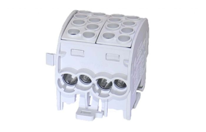 SCB 35-2 Blok rozdzielczy - odgałęźny Al/Cu 80220 SIMBLOCK szary | 81506002 Simet