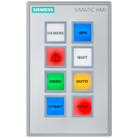 Panel przyciskowy KP8F PN (PROFISAFE), 8 przycisków funkcyjnych z wielokolorowym podświetleniem LED | 6AV3688-3AF37-0AX0 Siemens