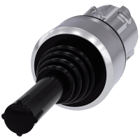 Przycisk SIRIUS ACT, 22mm, okrągły, metal, błyszczący, czarny, 2 poz., pionowy bez samopowrotu | 3SU1050-7AB88-0AA0 Siemens