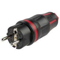 Wtyczka przenośna gumowa 16A 3P 230V IP54, Top Taurus2 z dławikiem | 05721-sr PCE