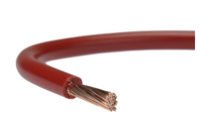 Przewód instalacyjny H05V-K (LGY) 0,75 300/500V czerwony /100m/ KRĄŻEK | 5907702813462 EK Elektrokabel