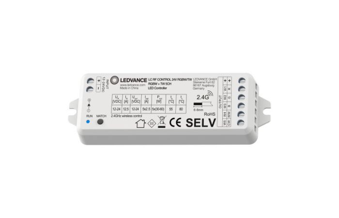 Sterownik ściemniania z technologią radiową LC RF CONTROL 24V RGBW/TW | 4058075435834 Ledvance