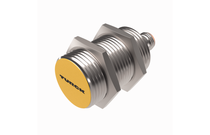 Czujnik indukcyjny M30, 3-przewodowy, 10-30VDC wyj PNP NO, zakres detekcji 15mm, BI15-M30-AP6X-H1141 | 46185 Turck