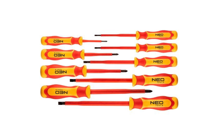 Zestaw wkrętaków 1000V 25.73.30.0 (zestaw 9szt) | 04-143 NEO TOOLS