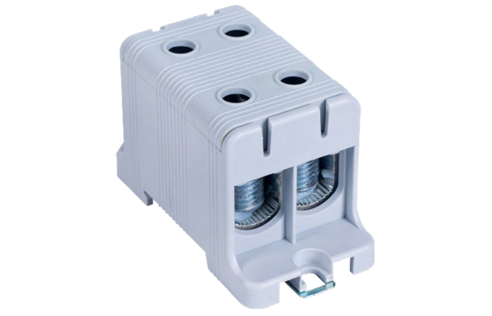 Złączka kompaktowa na szynę i płytę montażową, szara 16-95mm2, max. 1000VAC/1500VDC, max.245A(1szt) | FLEAL-95/2 Tracon