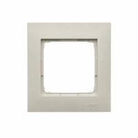 Ramka pojedyncza PREMIUM do puszek karton-gips IP20/IP44, kaszmirowy DRK1/42 Simon 54 Premium | DRK1/42 Kontakt Simon