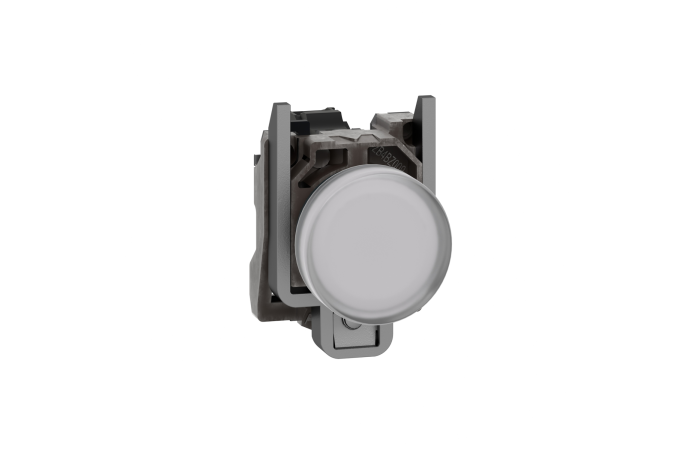 Lampka sygnalizacyjna Fi-22mm 230-240VAC LED, biała metalowy typowa | XB4BVM1 Schneider Electric