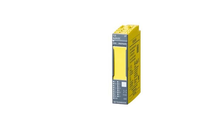 Moduł wejść binarnych dla SIMATIC ET 200SP, F-DI, 8x24VDC, 15mm, SIMATIC DP | 6ES7136-6BA00-0CA0 Siemens