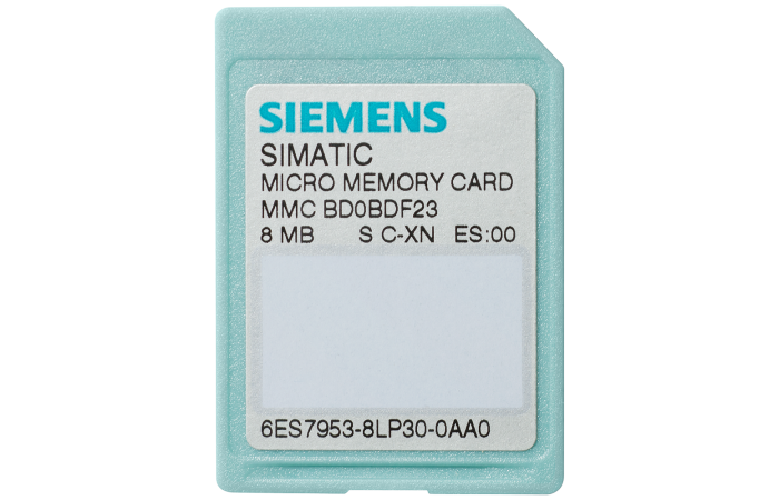 Karta pamięci MMC 2MB, dla sterowników SIMATIC S7-300/C7/ET 200, 3,3V, SIMATIC S7 | 6ES7953-8LL31-0AA0 Siemens