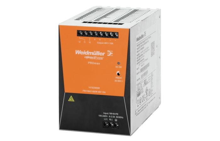 Zasilacz prądowy, PRO MAX 480W 24V 20A, impulsowy | 1478140000 Weidmuller