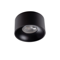 Oczko sufitowe MINI RITI GU10 B/B okrągły stop aluminium kolor czarny | 27578 Kanlux