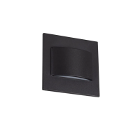 Oprawa przyschodowa ERINUS LED LL B-WW 12DC 1.5W 3000K 30lm kwadratowy kolor czarny | 33336 Kanlux