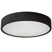 Plafon drewniany JASMIN 470-B okrągła 47cm czarny 3XE27 | 29205 Kanlux