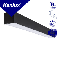 Oprawa liniowa ALIN LED AL-MM-NW-MPR-B-NT 4000K 3600lm IP20 czarny 5 lat Gwar. | 34052 Kanlux