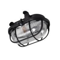 Oprawa kanałowa MILO 7040T/P-B E27 IP44 max 25W kolor czarny | 8092 Kanlux