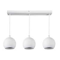 Lampa wisząca GALOBA C 3xGU10 W kolor biały | 33684 Kanlux