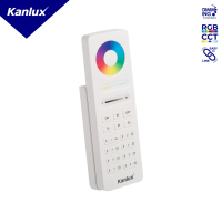 Pilot do kontrolera LED REMOTE N 8 RGBW/CCT-W 2 x 1,5 DC RF 2,4GHz max 30m | 22134 Kanlux