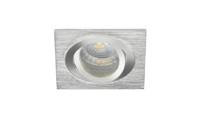 Oczko sufitowe SEIDY CT-DTL50-AL kwadratowy stop kolor aluminium szczotkowane 1XGx5,3 | 18281 Kanlux