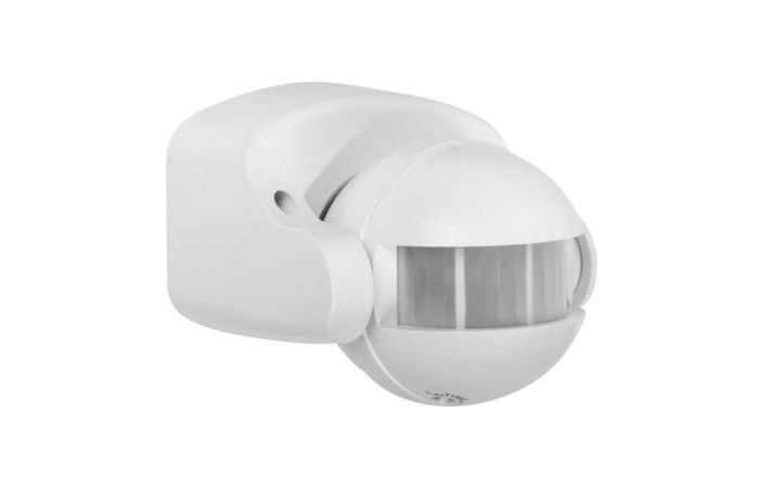 Czujnik ruchu PIR ALER JQ-30-W IP44 kąt detekcji H160/V20 zasięg max 12m natynkowy kolor biały | 460 Kanlux